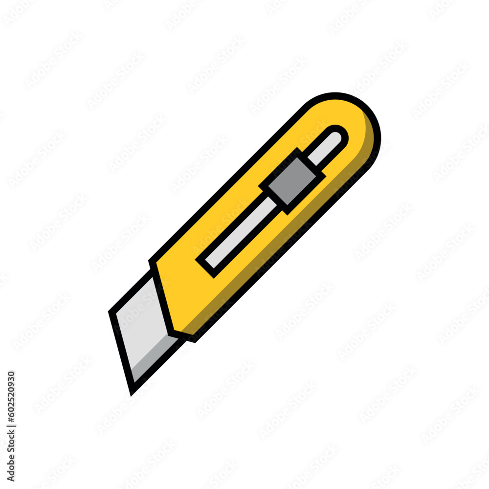 Fototapeta premium Simple Trendy Cutter Icon Vector Template