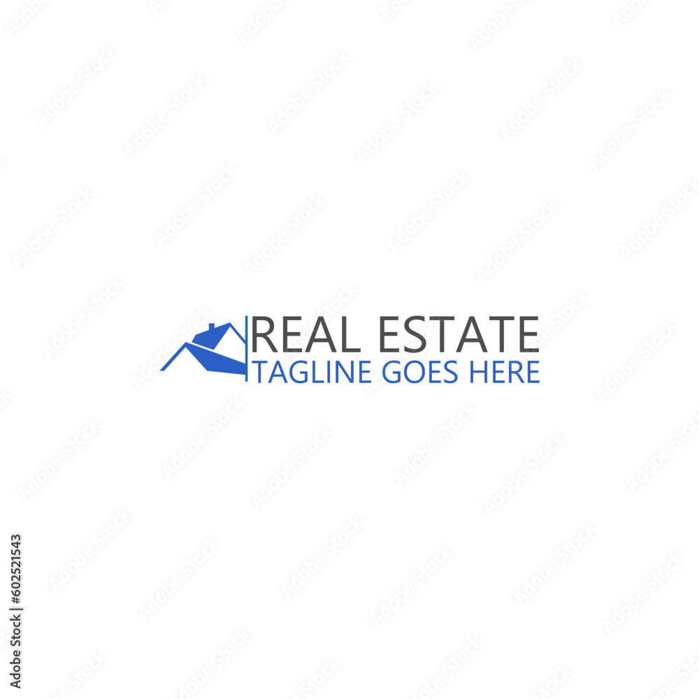 Real Estate Template Logo Design isolated on white background Real Estate Template Logo Design isolated on white background