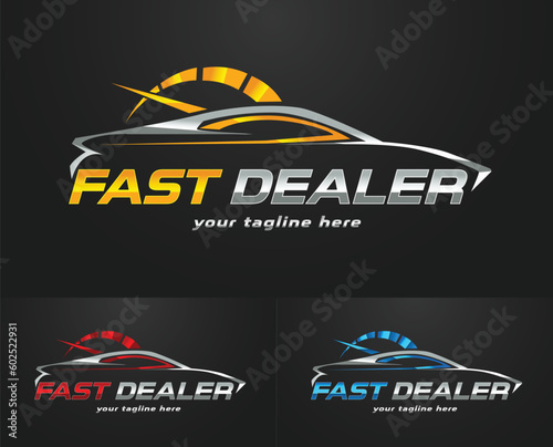 Sports car dealer logo