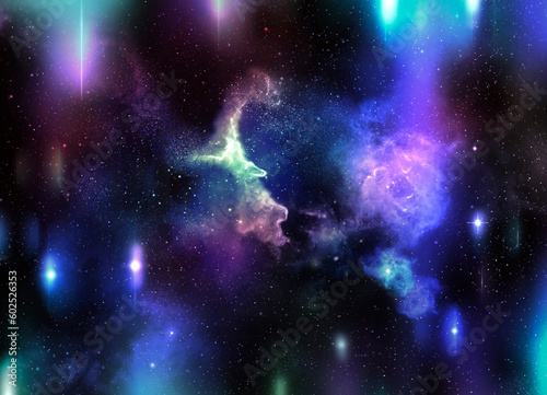 A space of the galaxy ,atmosphere with stars at dark background	