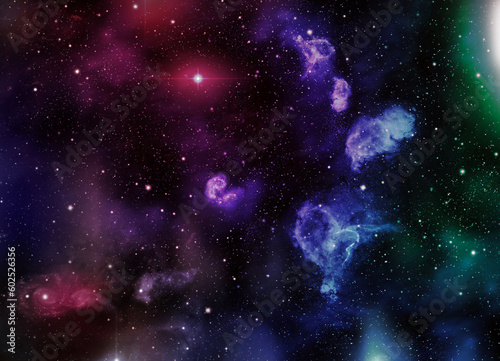 A space of the galaxy ,atmosphere with stars at dark background	