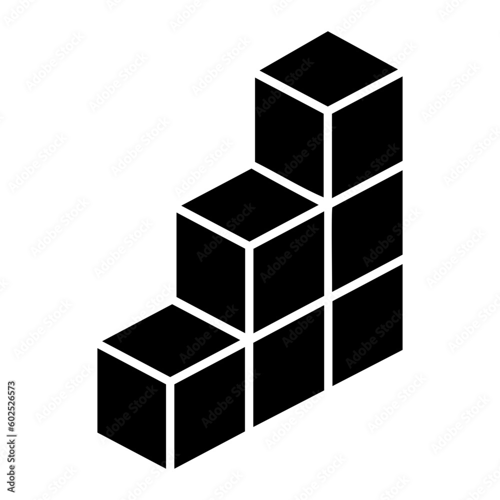 3d cube icon