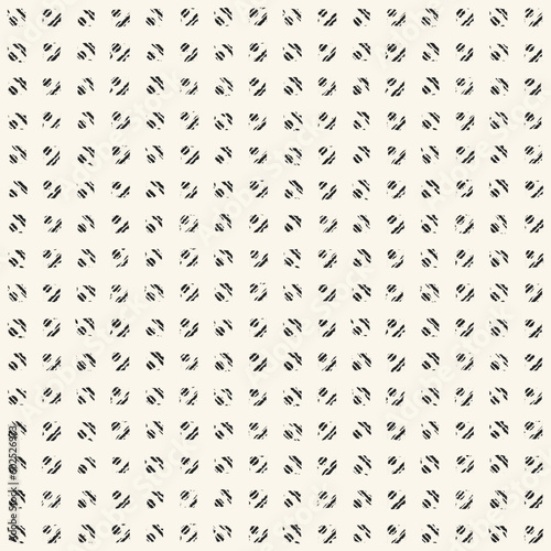 Monochrome Square Dots Pattern