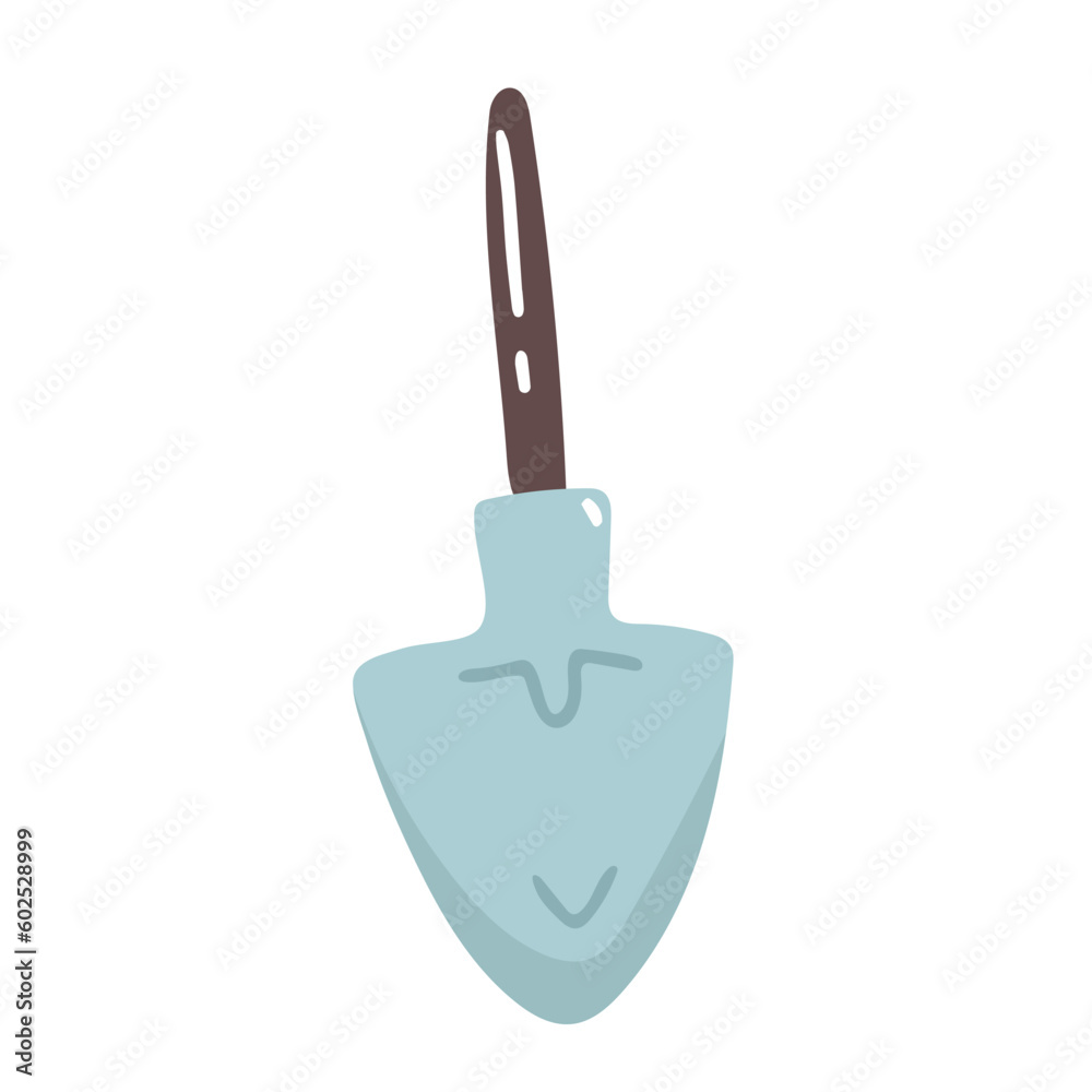 A shovel or shovel. Garden tools. Vector image on an isolated background A shovel or shovel. Garden tools. Vector image on an isolated background