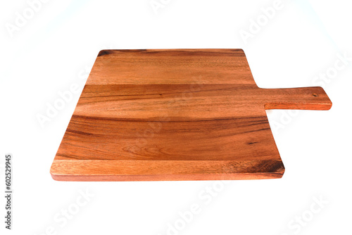 Wooden Chopping board isolated on white background