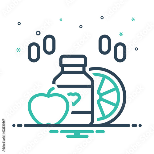 Mix icon for vitamins 