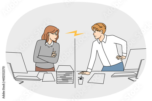 Conflict among colleagues in office