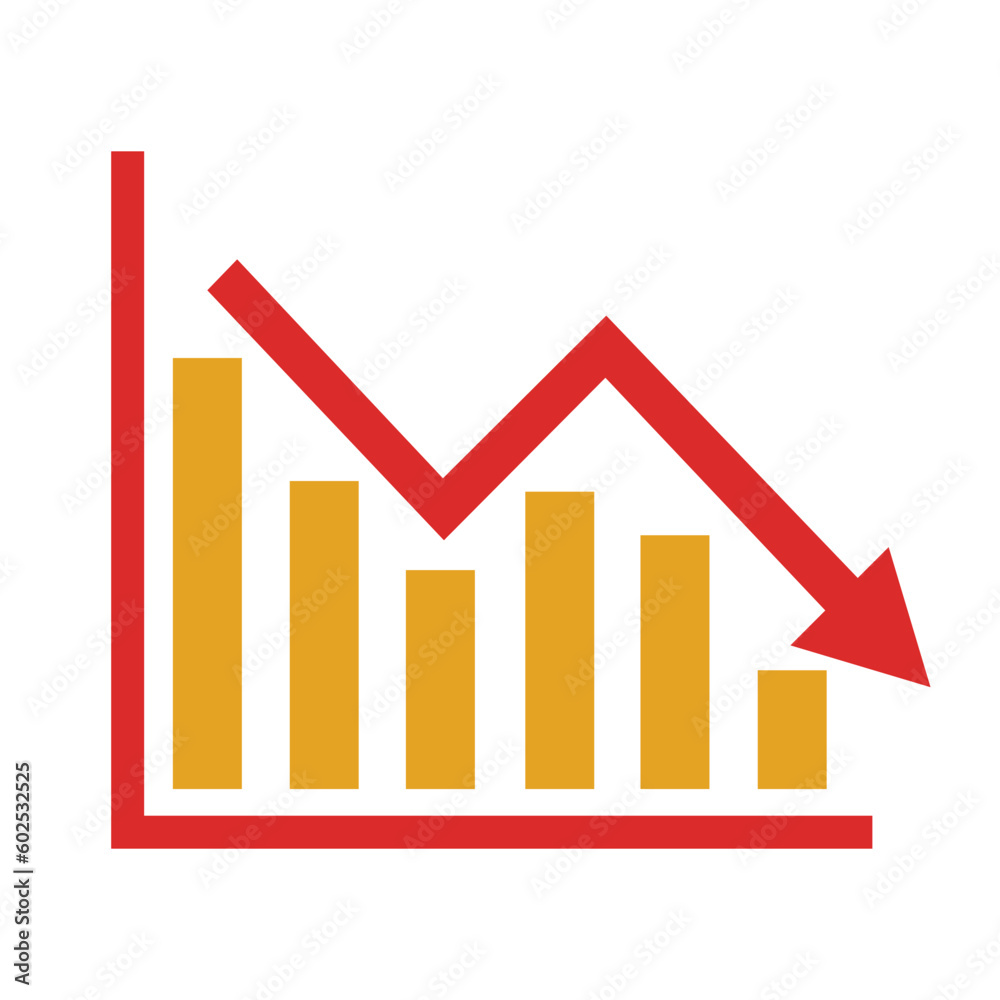 bar chart arrow chart going down loss diagram bar chart arrow chart going down loss diagram