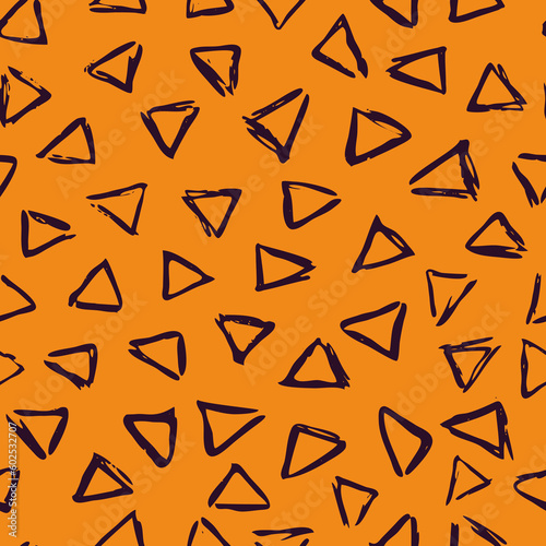 Vector Seamless Hand Drawn Scribble Pattern. Minimal Artistic Sketch Endless Print.