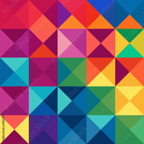 abstract colorful background in Pride Month LGBTQ+ concept vector