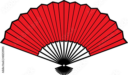 Oriental fan PNG illustration