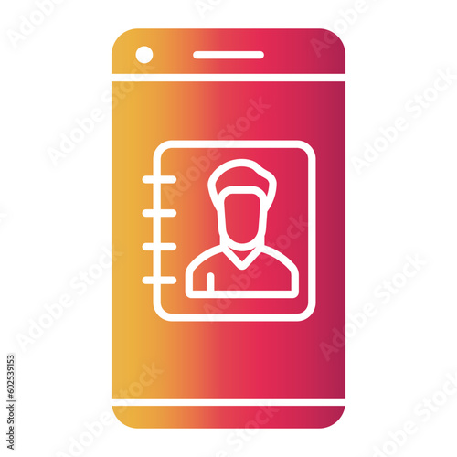 mobile contacts icon
