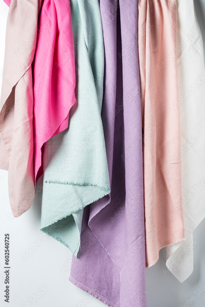 linen fabric in different colors linen fabric in different colors