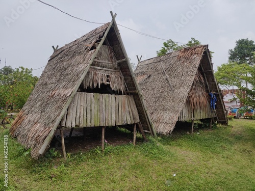 Traditional house made of reeds and straw