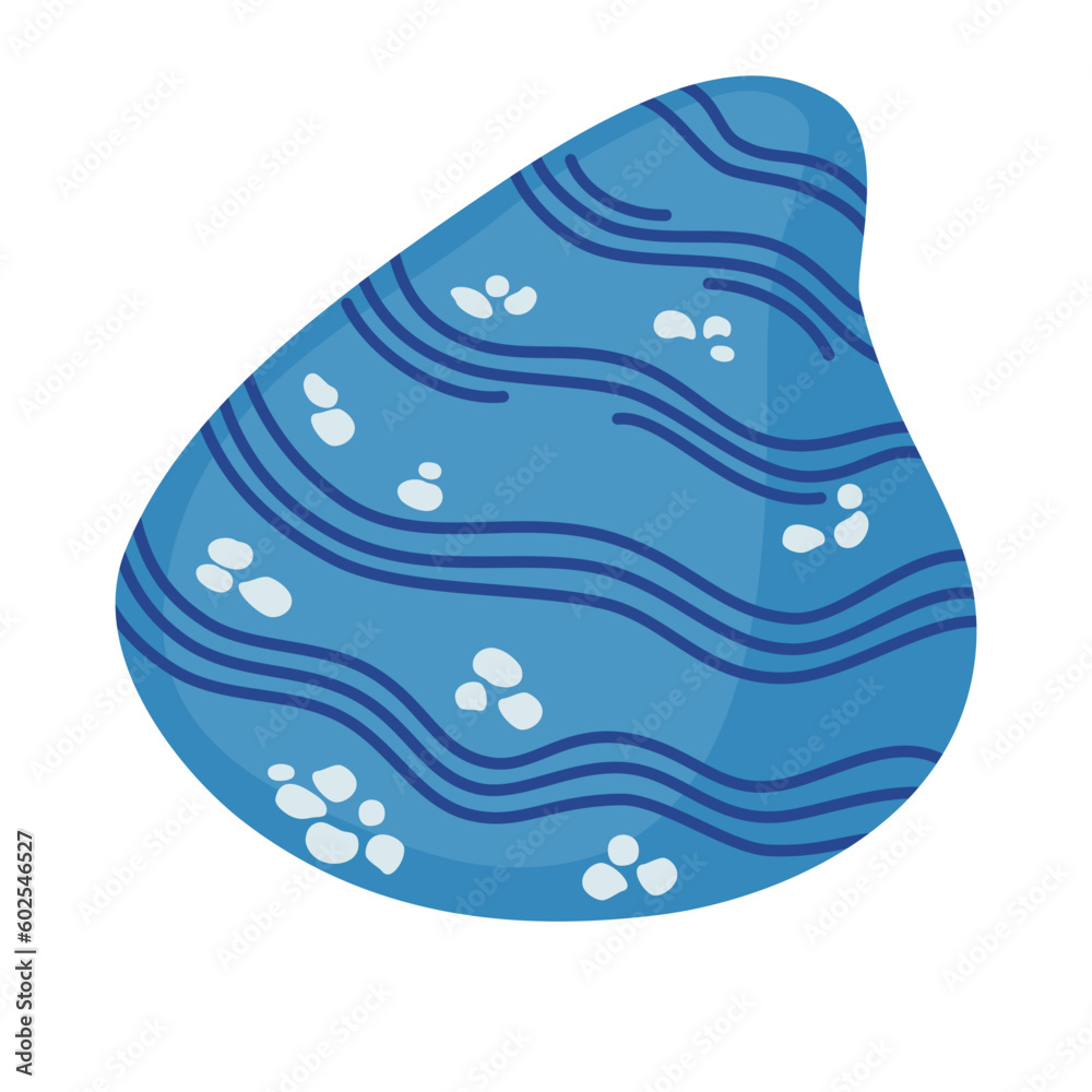 Seashell Hand draw vector illustration isolated on white background