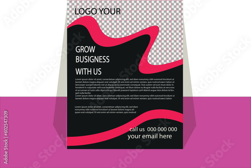Business flyer design corporate business digital marketing agency brochure cover layout a4 cover vector eps -10 business flyer design