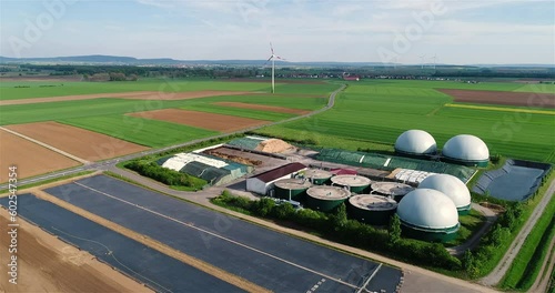 Energy from waste, Renewable energy. Biomass energy. Bioenergy. Generation of bioenergy with a biomethane plant