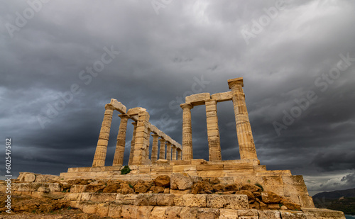 The Temple of Poseidon was built between 444 and 440 BC, by Iktinos, during the Golden Age of Pericles