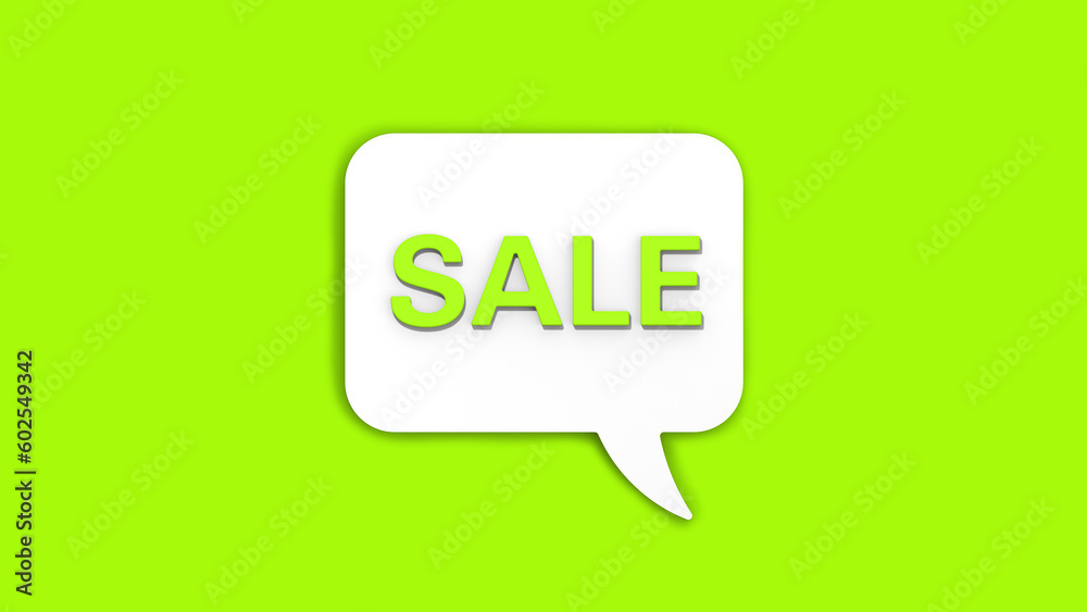 Green percent sign on white message board. Interest withdrawal signal. Discount notifications. Message on a violet background. Horizontal image. 3D image. 3D rendering. Green percent sign on white message board. Interest withdrawal signal. Discount notifications. Message on a violet background. Horizontal image. 3D image. 3D rendering.