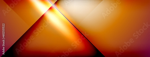 Light and shadow squares and lines abstract background