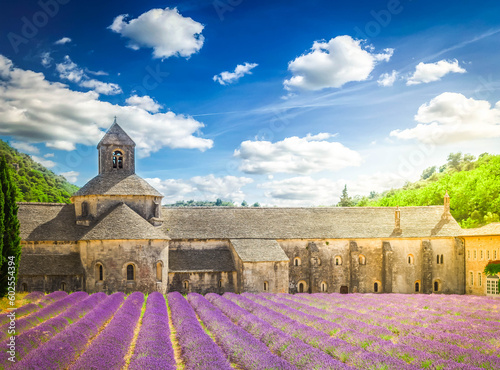 Abbey Senanque and Lavender field, France