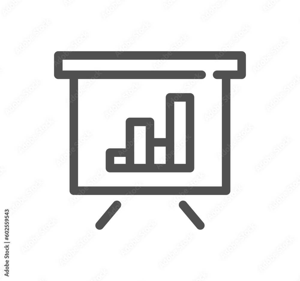 Success and growth related icon outline and linear vector. Success and growth related icon outline and linear vector.