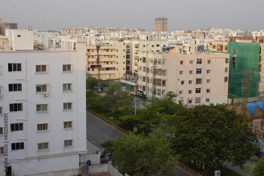 Real Estate growth shallowing the green patches in Hyderabad, India