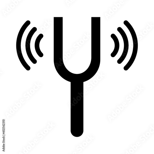 Tuning Fork Icon Design