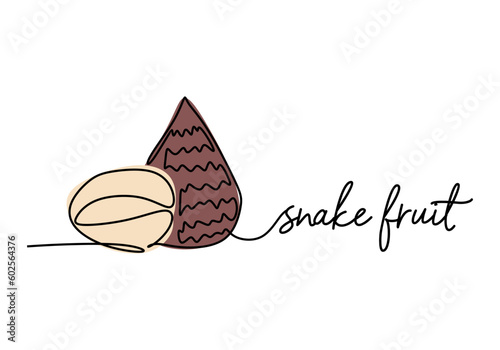 Snake fruit continuous one ...