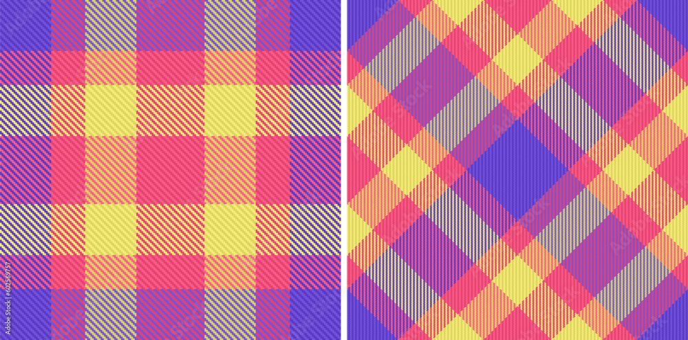 Textile tartan seamless. Plaid fabric vector. Background pattern texture check.