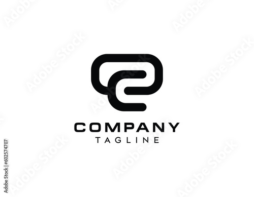 Abstract Minimalist Letter TC, CT, T or C Logo Design, TC logo design, TC Vector icon logo.