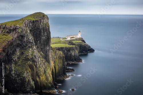 Iconic Isle of Skye lighthouse at Neist Point photo