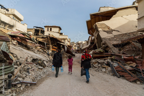 Turkey Earthquake Debris Kahramanmaras City