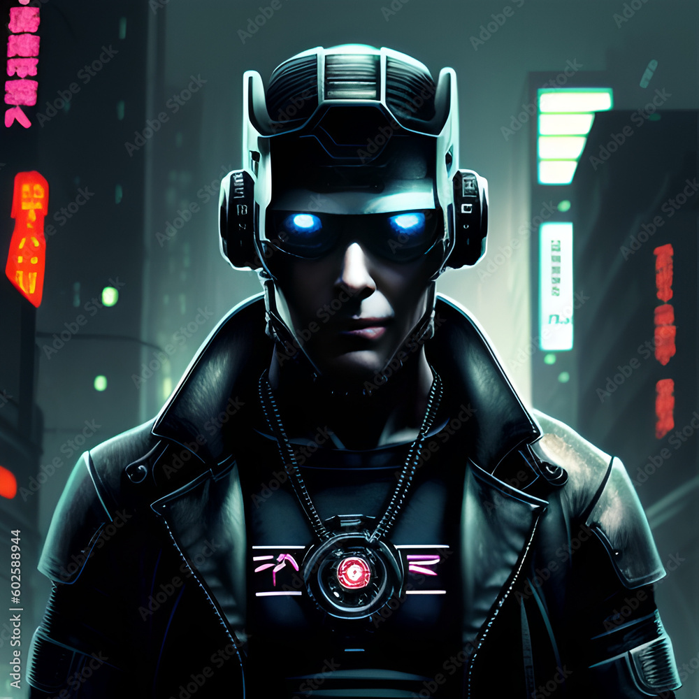 cyborg in the city cyborg in the city