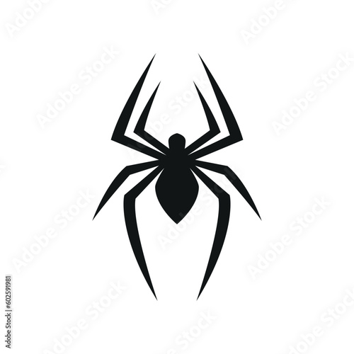 spider logo icon vector illustration photo