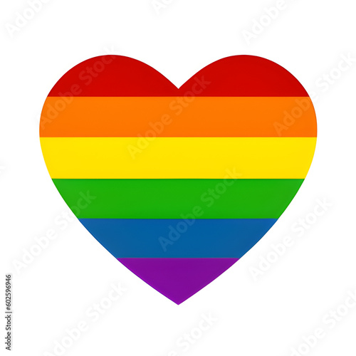 Free Download Heart Shape With Rainbow Colors - GFXLoad