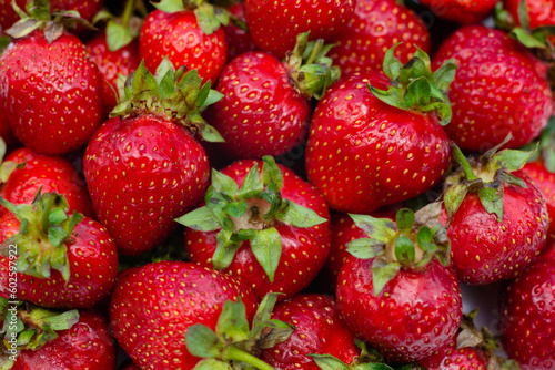 Fototapeta Naklejka Na Ścianę i Meble -  fresh strawberry fruits