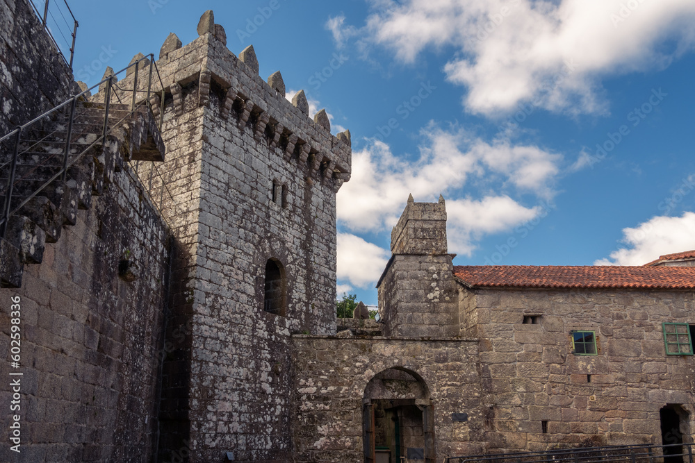 The castle of Vimianzo, is located at the entrance of the town of Vimianzo, La Coruña, Galicia