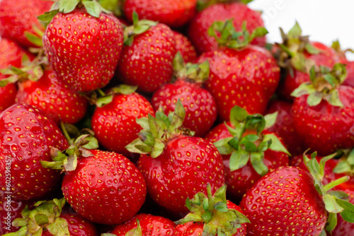 fresh strawberry fruits