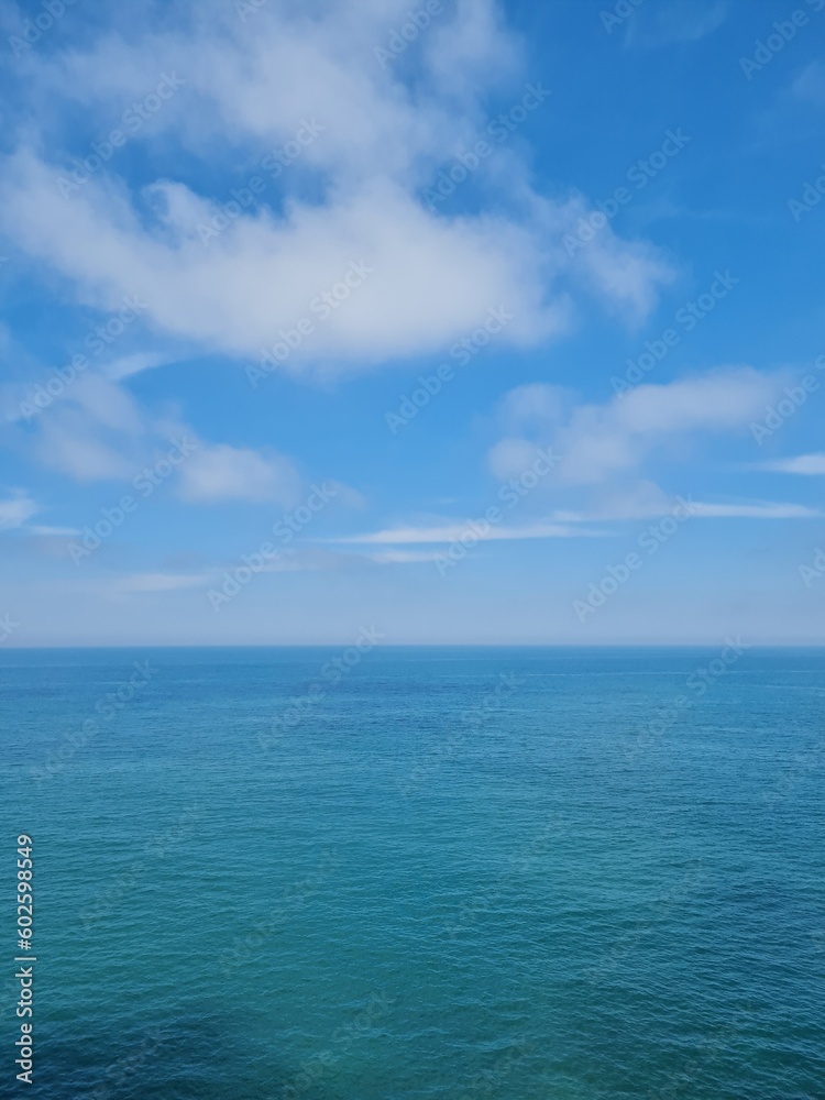 blue sky and sea