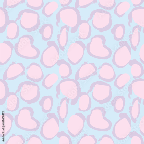 Pastels Abstract Brush Strokes Seamless Pattern Design