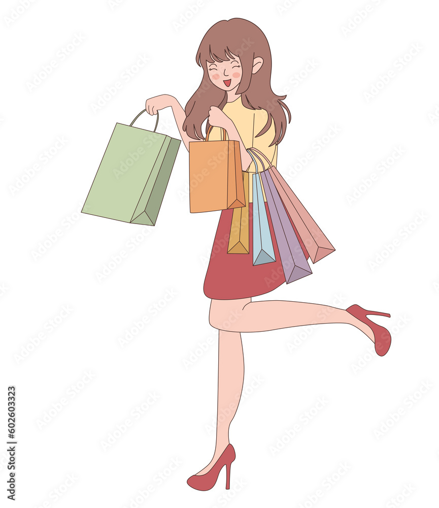  shopping woman