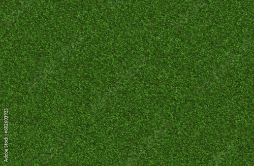 Orthogonal green grass background. Texture for game or backdrop, 3d render