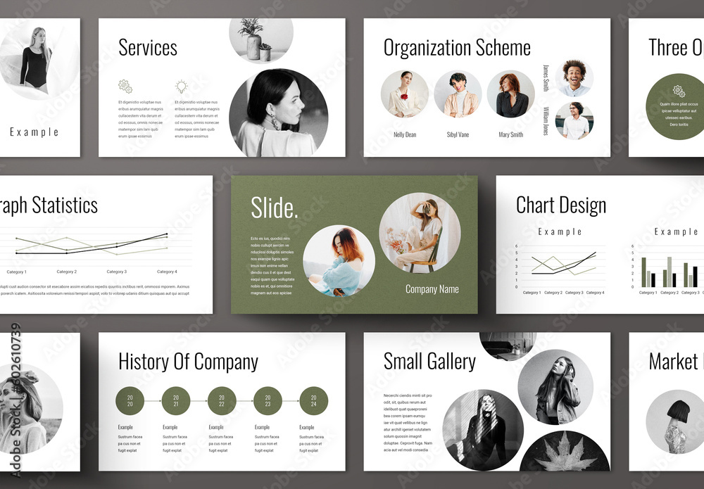 Clean Business Modern Presentation Template Stock Template | Adobe Stock