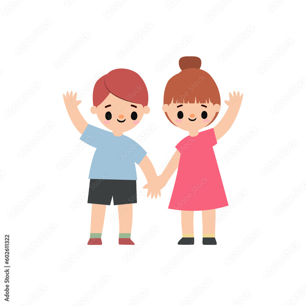 Happy Family and Children gathering set v1 Happy Family and Children gathering set v1