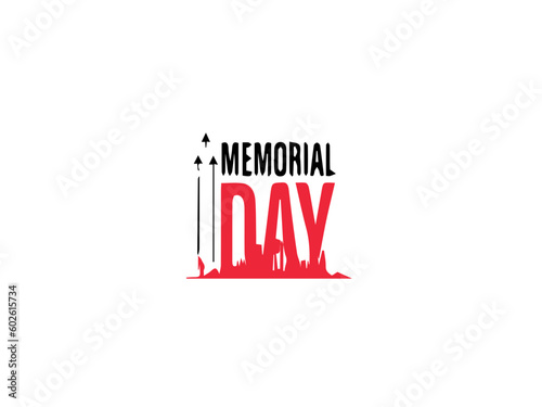 Banner set for Memorial Day 2017. 29 May. Federal holiday in the United States. Collection of decorative elements for a memorable day.