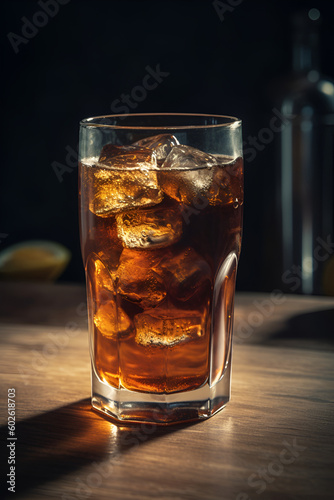 Glass of soda. ai