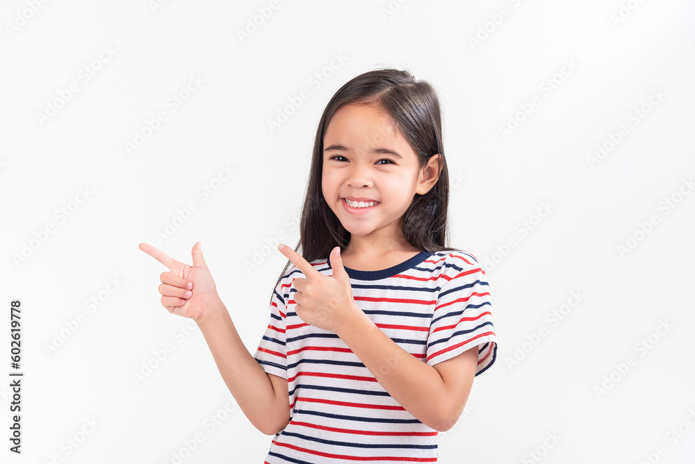 little girl on white background little girl on white background