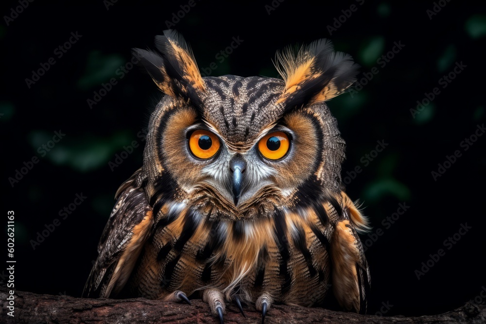 Owl staring to us Owl staring to us