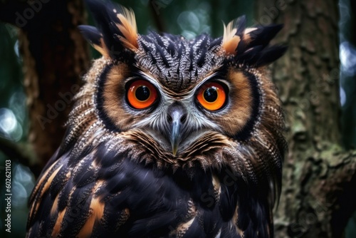 Owl staring to us © Suplim